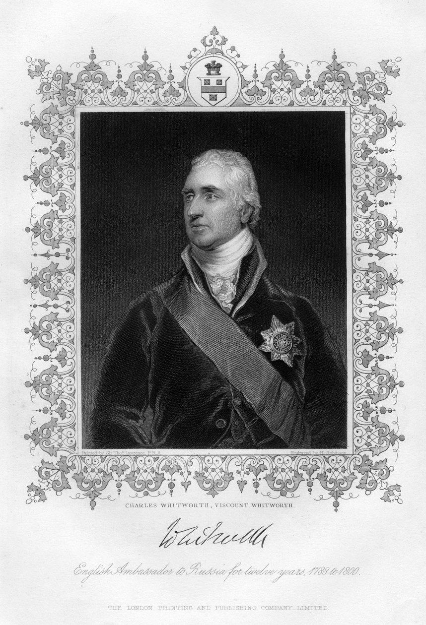 Charles Whitworth, Vikont Whitworth, 19. yüzyıl by H. Robinson