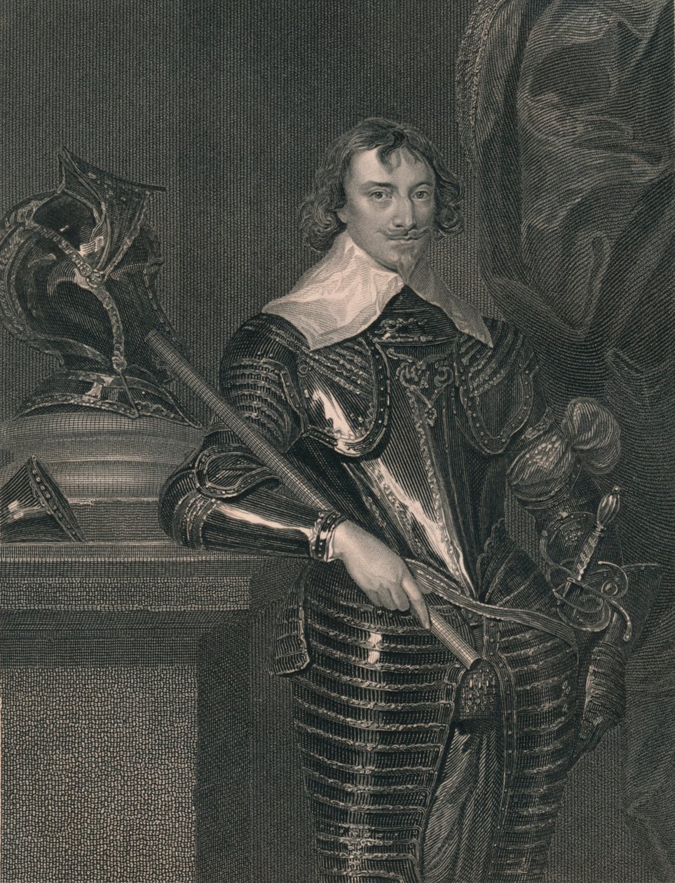 Robert Rich, Warwick Kontu, c1630'lar, 19. yüzyılın ortaları. by H. Robinson