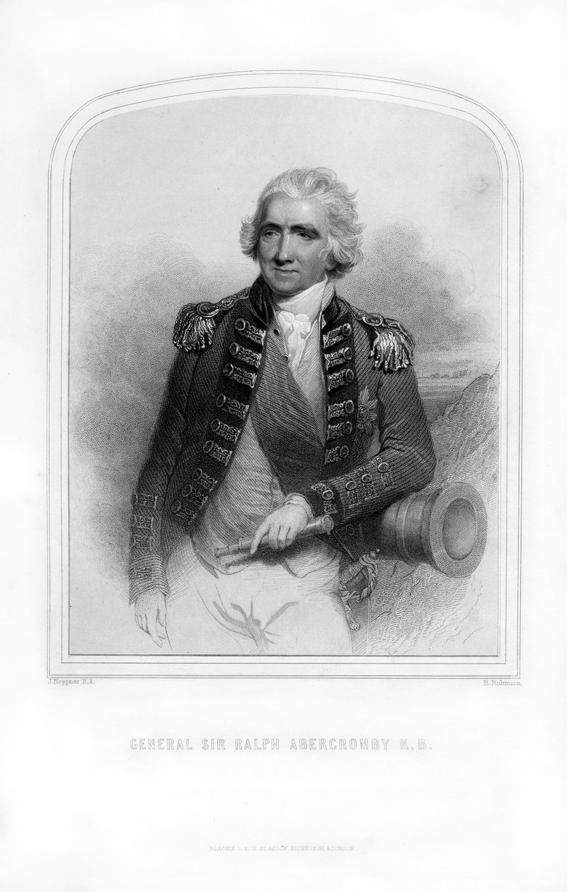 Sir Ralph Abercromby, İngiliz Korgeneral, 1870. by H. Robinson