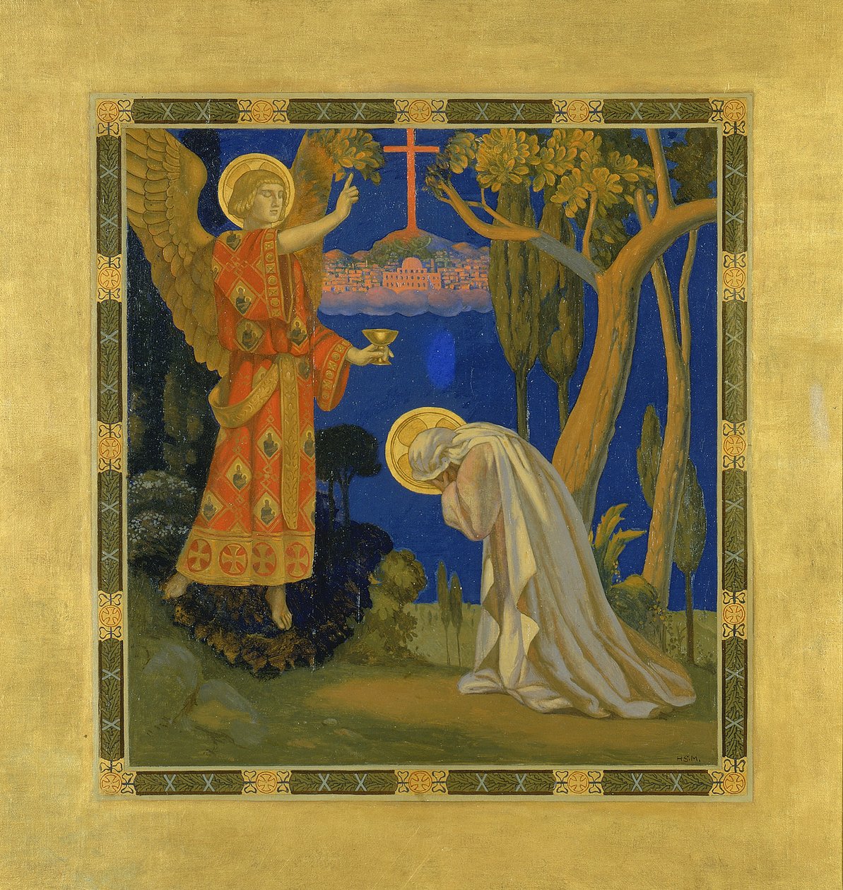 Getsemani, 1915-1925. by H. Siddons Mowbray
