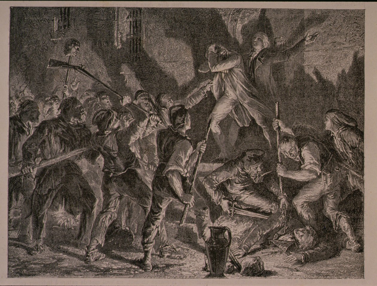 Jean-Baptiste Charles Carbonneau (d.1815) tarafından oyulmuş, Eylül 1792
