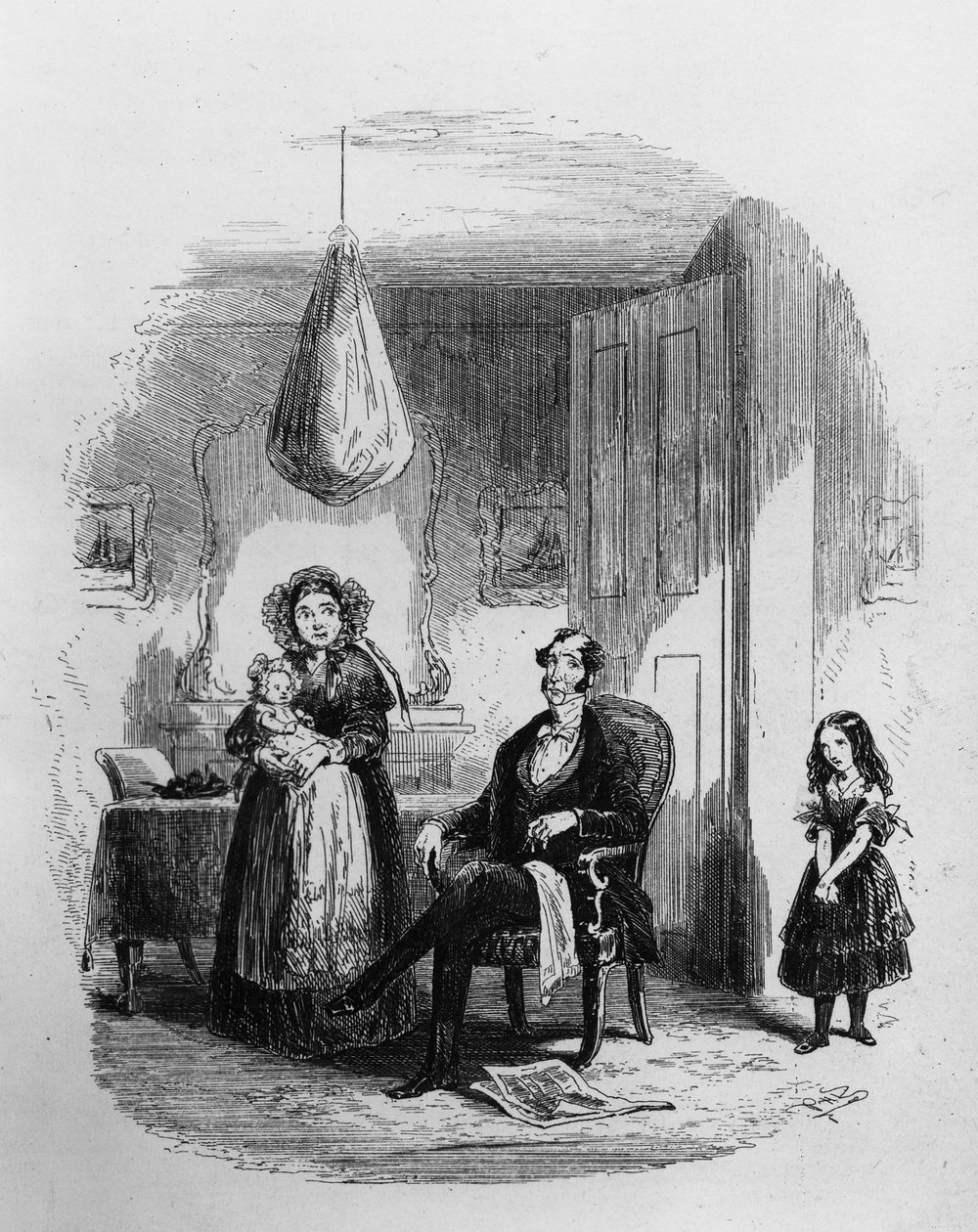 The Dombey Family, illustration from 