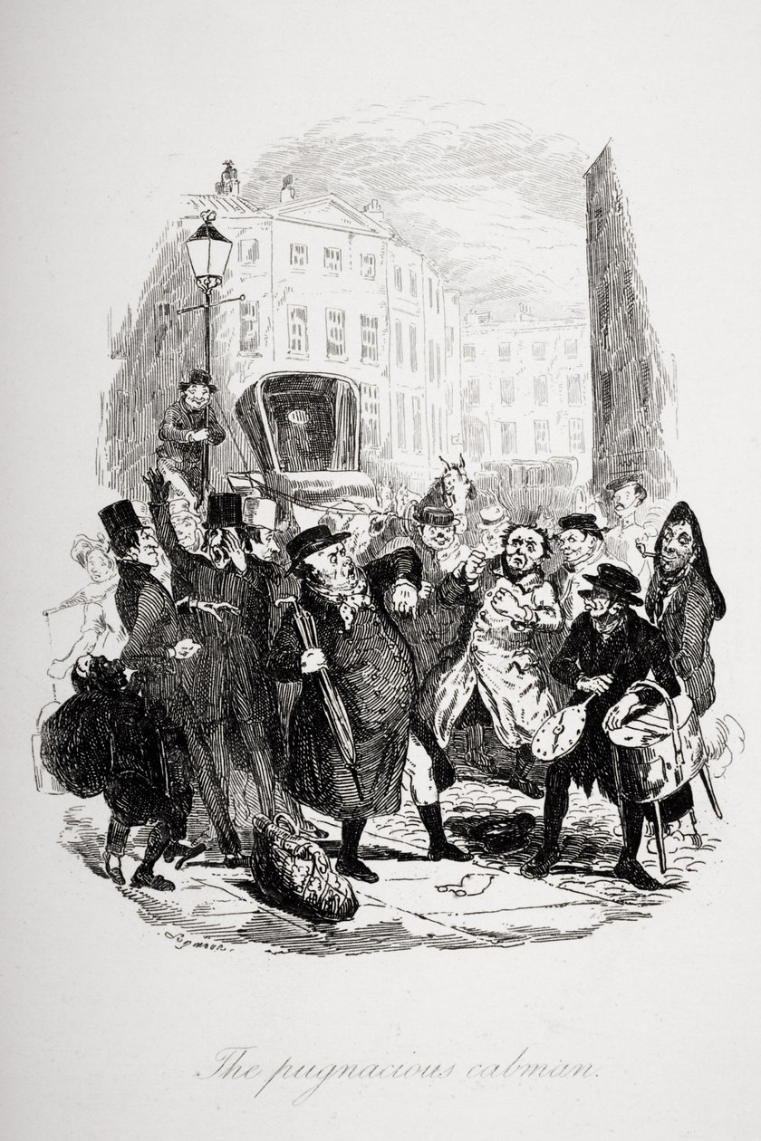 Kavgacı taksici, Charles Dickens