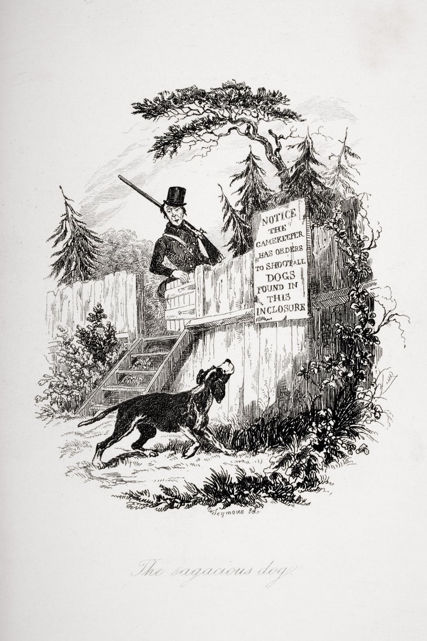 Sağduyulu köpek, Charles Dickens (1812-70) tarafından 1837