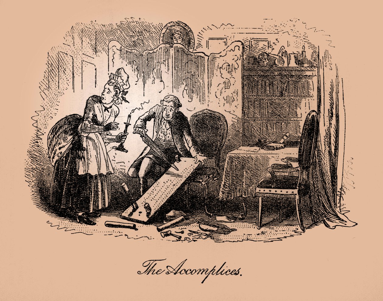 İki Şehrin Hikayesi, Charles Dickens by Hablot Knight Browne