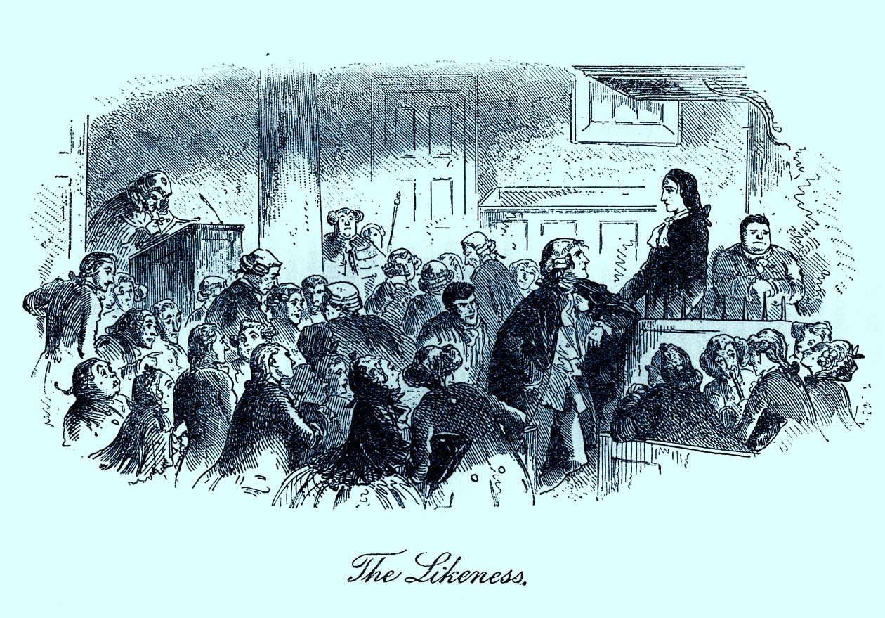 İki Şehrin Hikayesi, Charles Dickens by Hablot Knight Browne