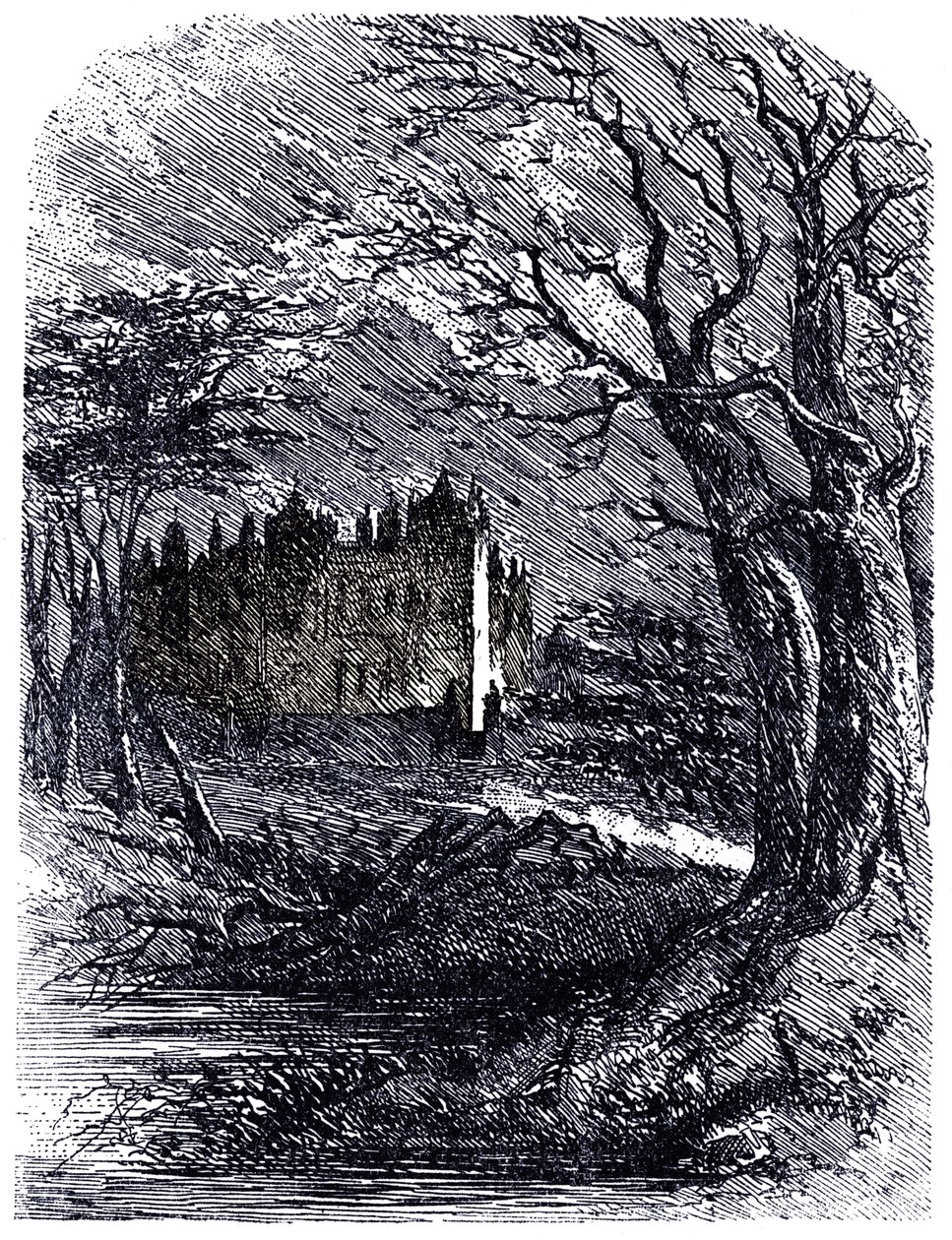 Kasvetli ev by Hablot Knight Browne