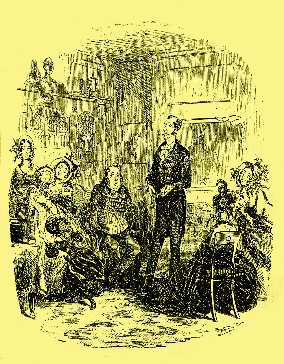 Dombey & Oğul, Charles Dickens by Hablot Knight Browne