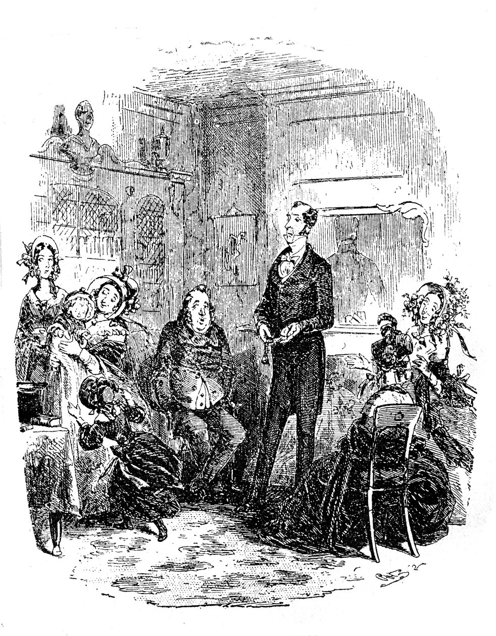 Dombey & Oğul, Charles Dickens by Hablot Knight Browne