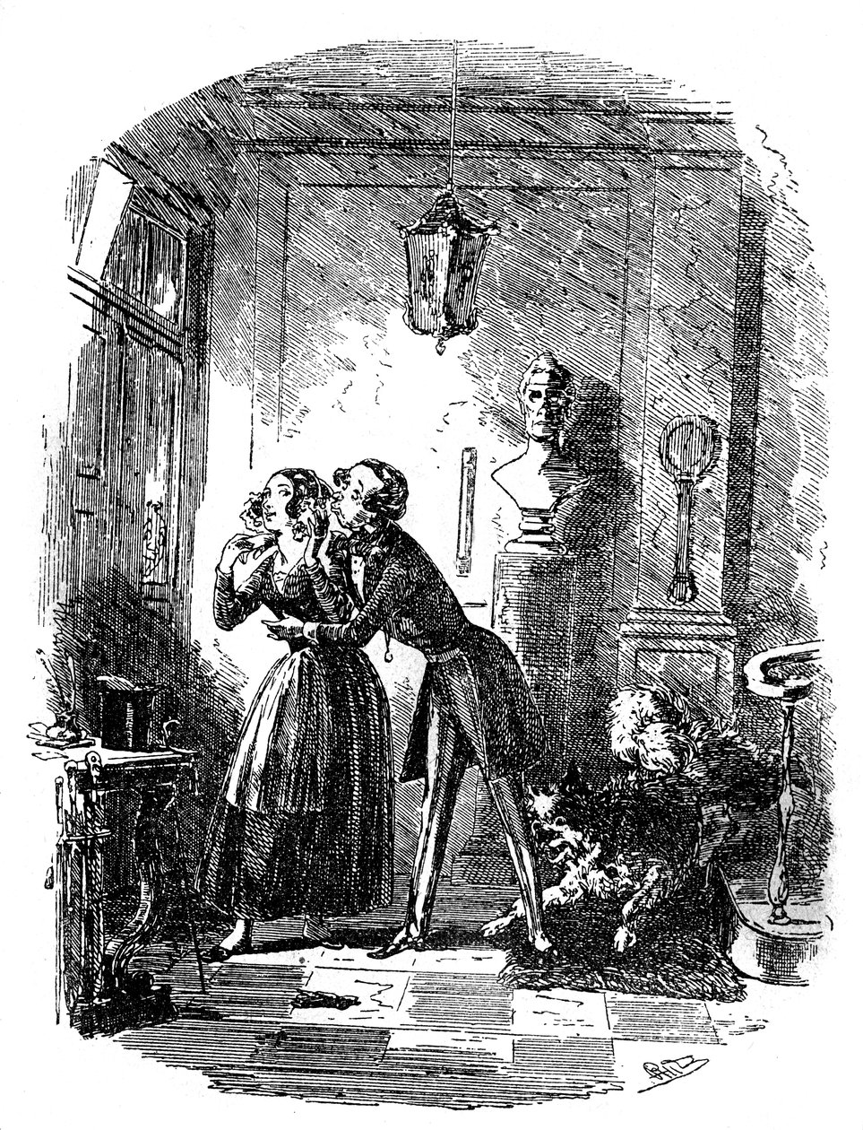Dombey & Oğul, Charles Dickens by Hablot Knight Browne