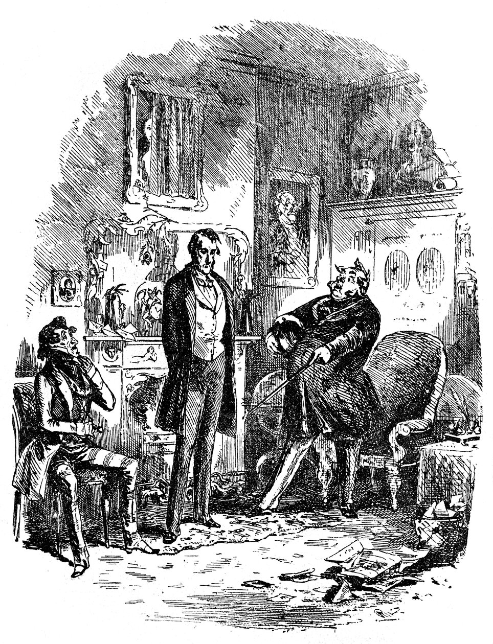 Dombey & Oğul, Charles Dickens by Hablot Knight Browne