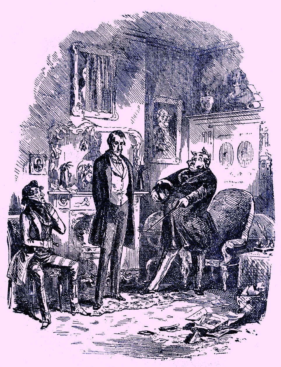 Dombey & Oğul, Charles Dickens by Hablot Knight Browne