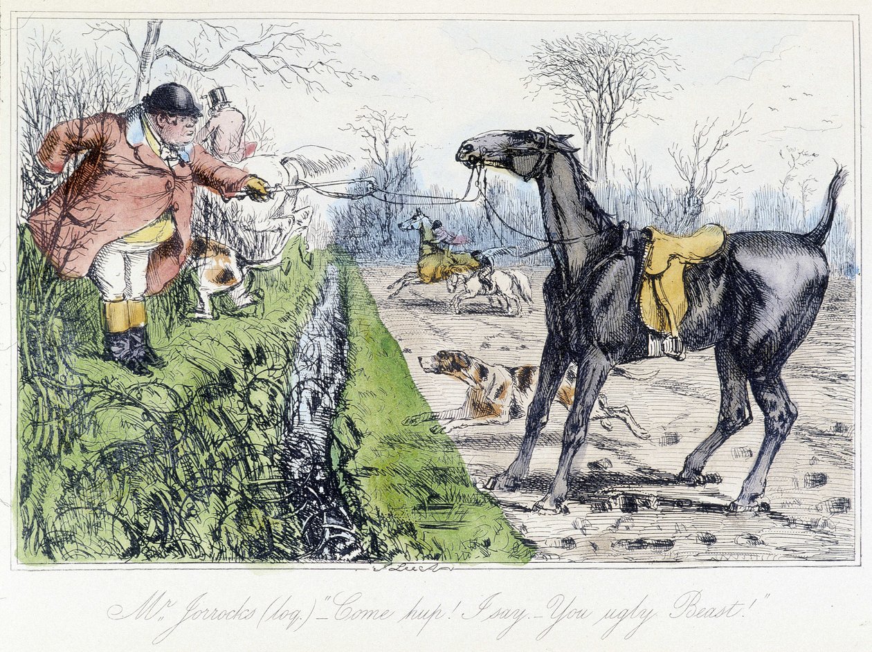 Atlı Av Sahnesi. "Thomas Scott veya Hawbuck Grange