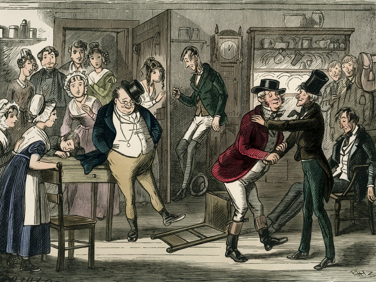 Pickwick Kulübü, Charles Dickens by Hablot Knight Browne