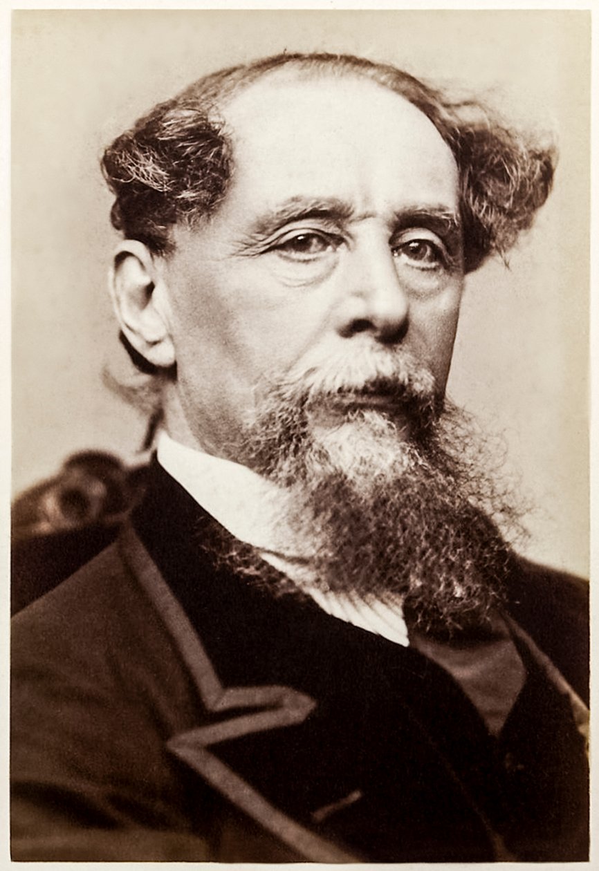 Charles Dickens: İngiliz yazar ve popüler Viktorya dönemi romancısı by Hablot Knight Browne
