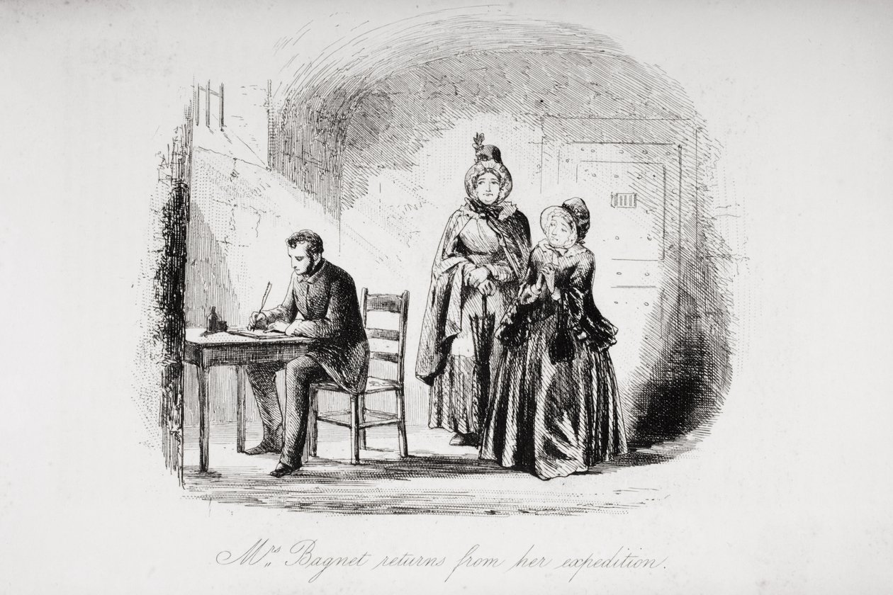 Bayan Bagnet keşif gezisinden dönüyor, Charles Dickens
