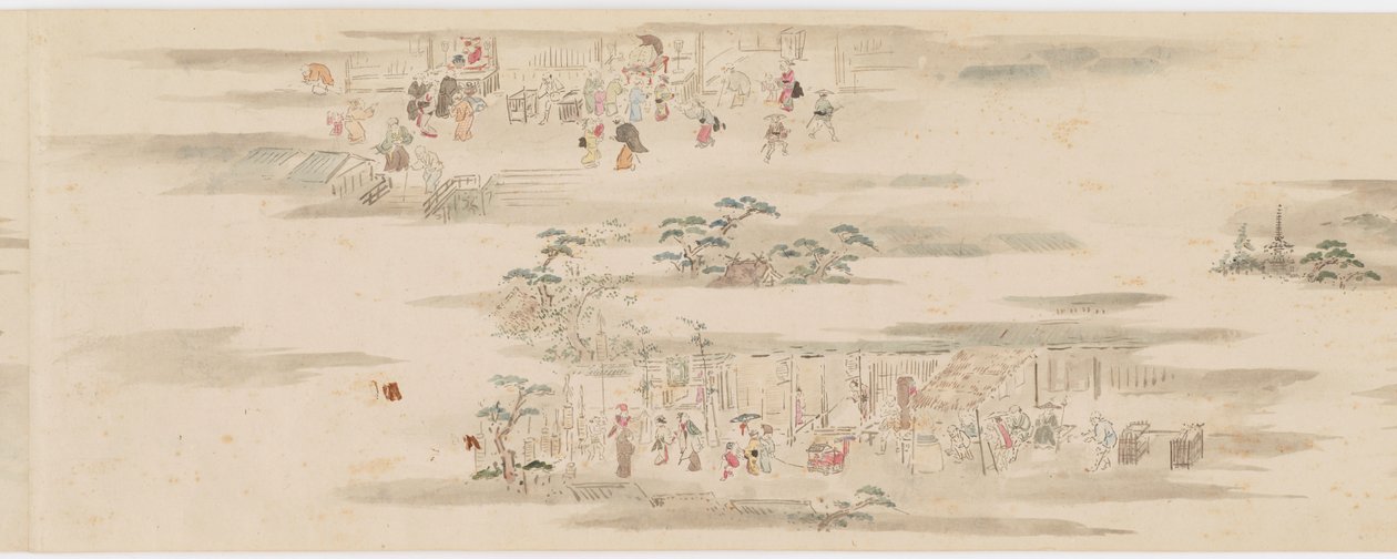 On iki aylık eğlenceler ve uğraşlar, Edo dönemi, 17. yüzyıl sonu - 18. yüzyıl başı. by Hanabusa Itcho