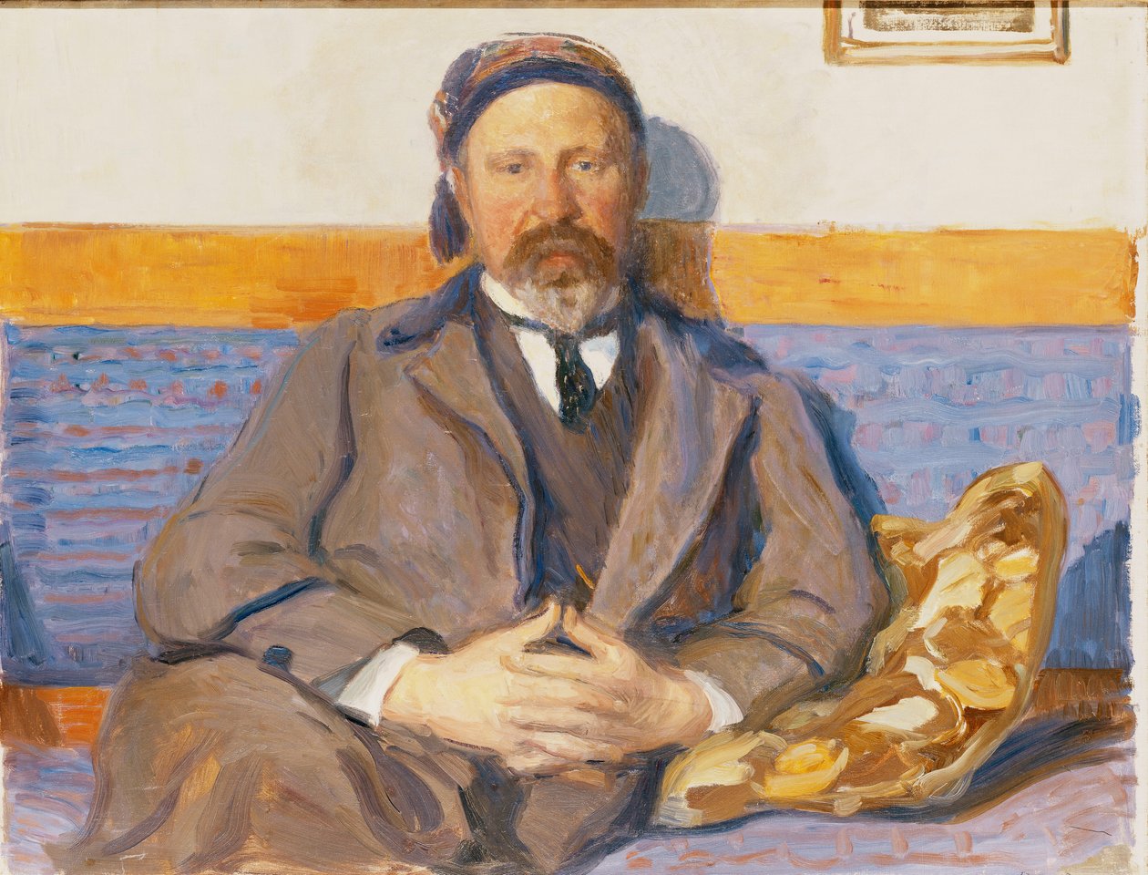 Bir Kanepede Oturan Sanatçının Kocası George Pauli