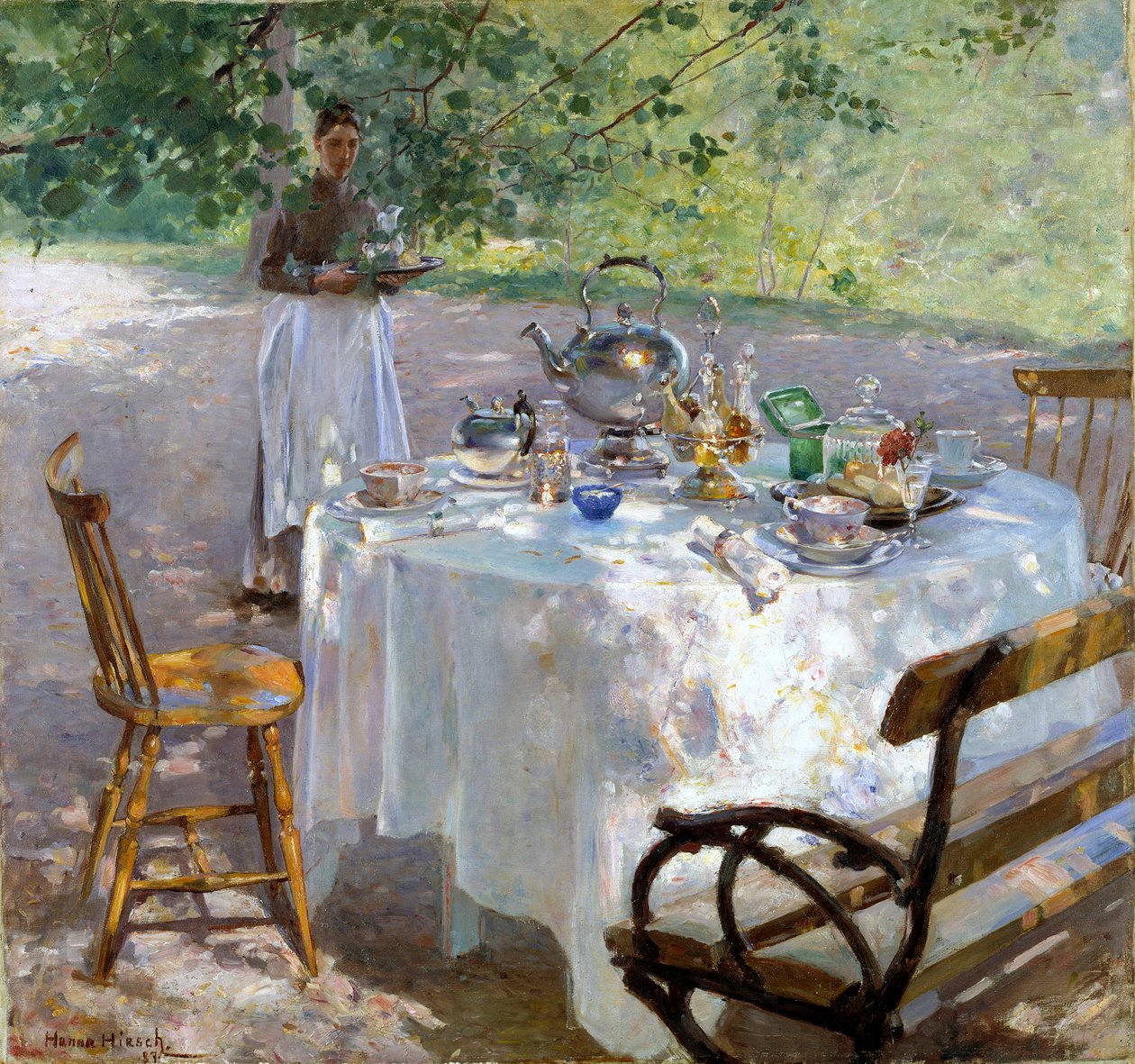 Kahvaltı Saati, 1887. by Hanna Pauli