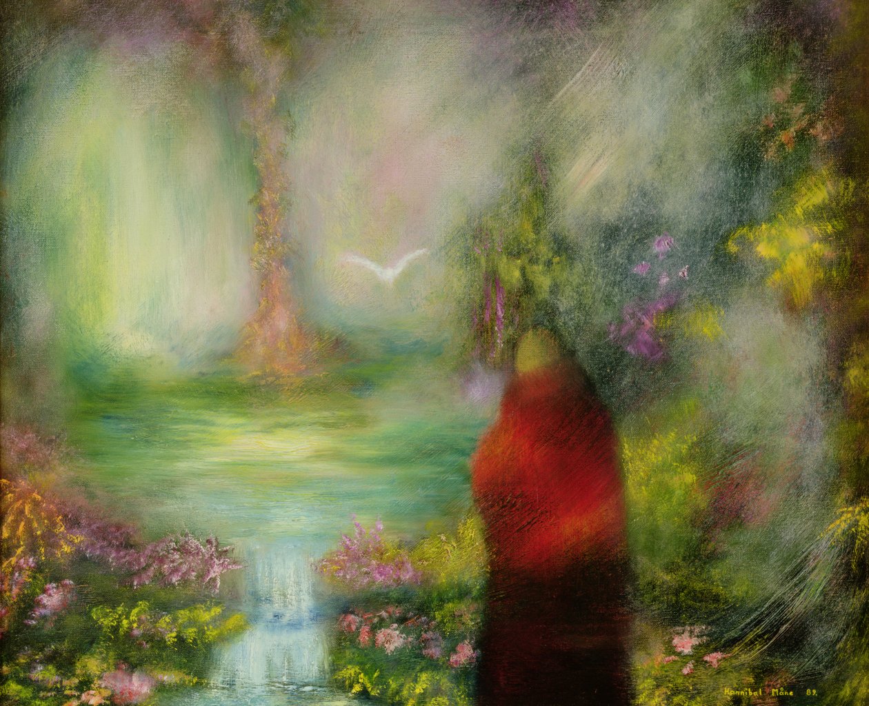 Tibetli Keşiş, 1989 by Hannibal Mane