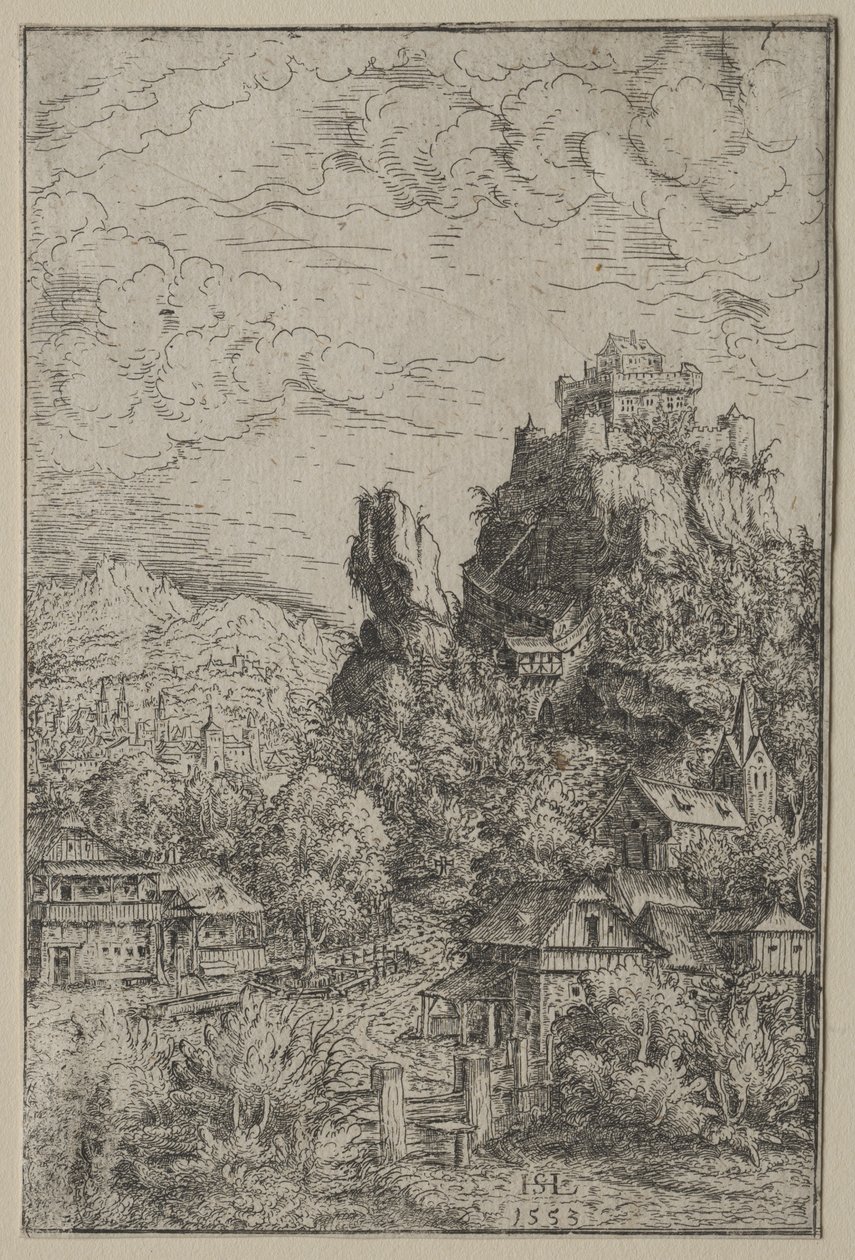 Kaleli Manzara, 1553. by Hanns Sebald Lautensack
