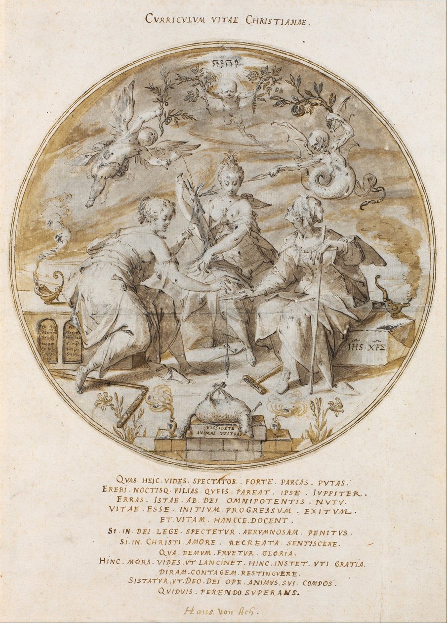 Hristiyan yaşamının müfredatı, by Hans von Aachen