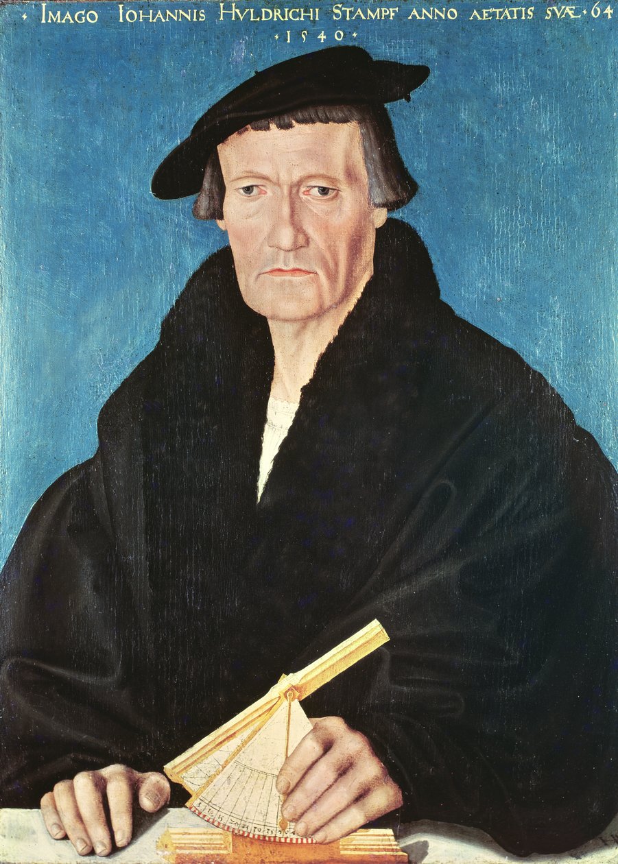 Ulrich Stampfer'ın Portresi, 1540 by Hans Asper