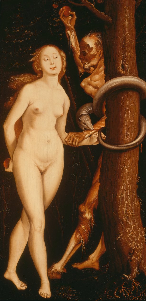 Havva, Yılan ve Ölüm by Hans Baldung Grien