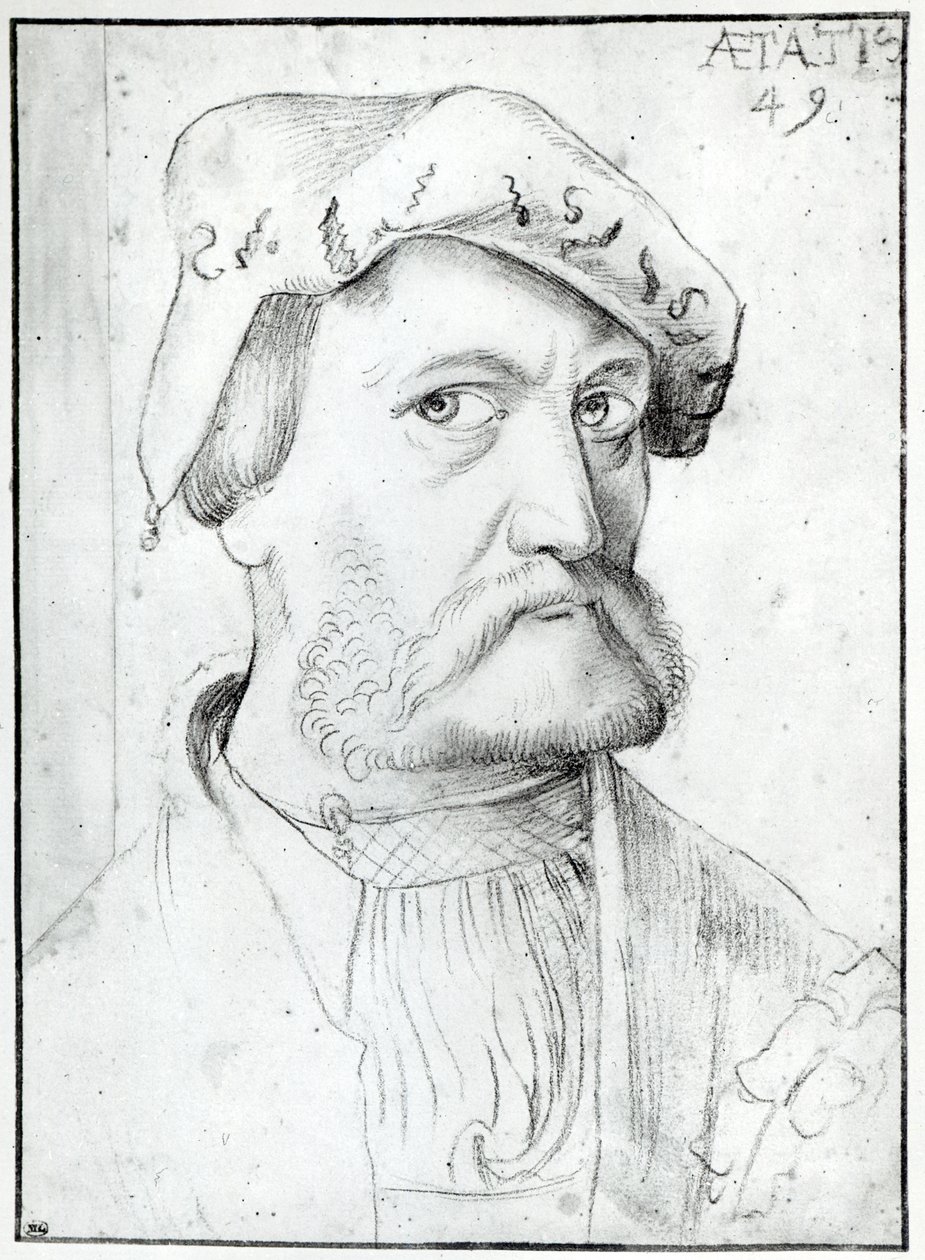 Pome ya Apple, 1660 (ibisobanuro bya 13129) (amavuta kuri canvas kumwanya) urki by Hans Baldung Grien