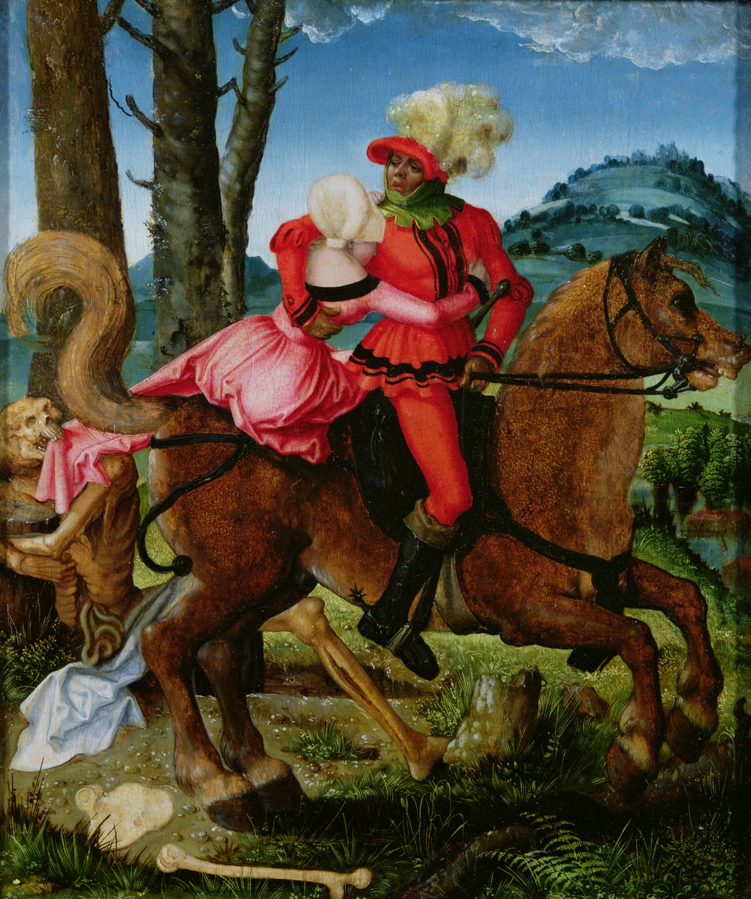 Şövalye, Genç Kız ve Ölüm by Hans Baldung Grien