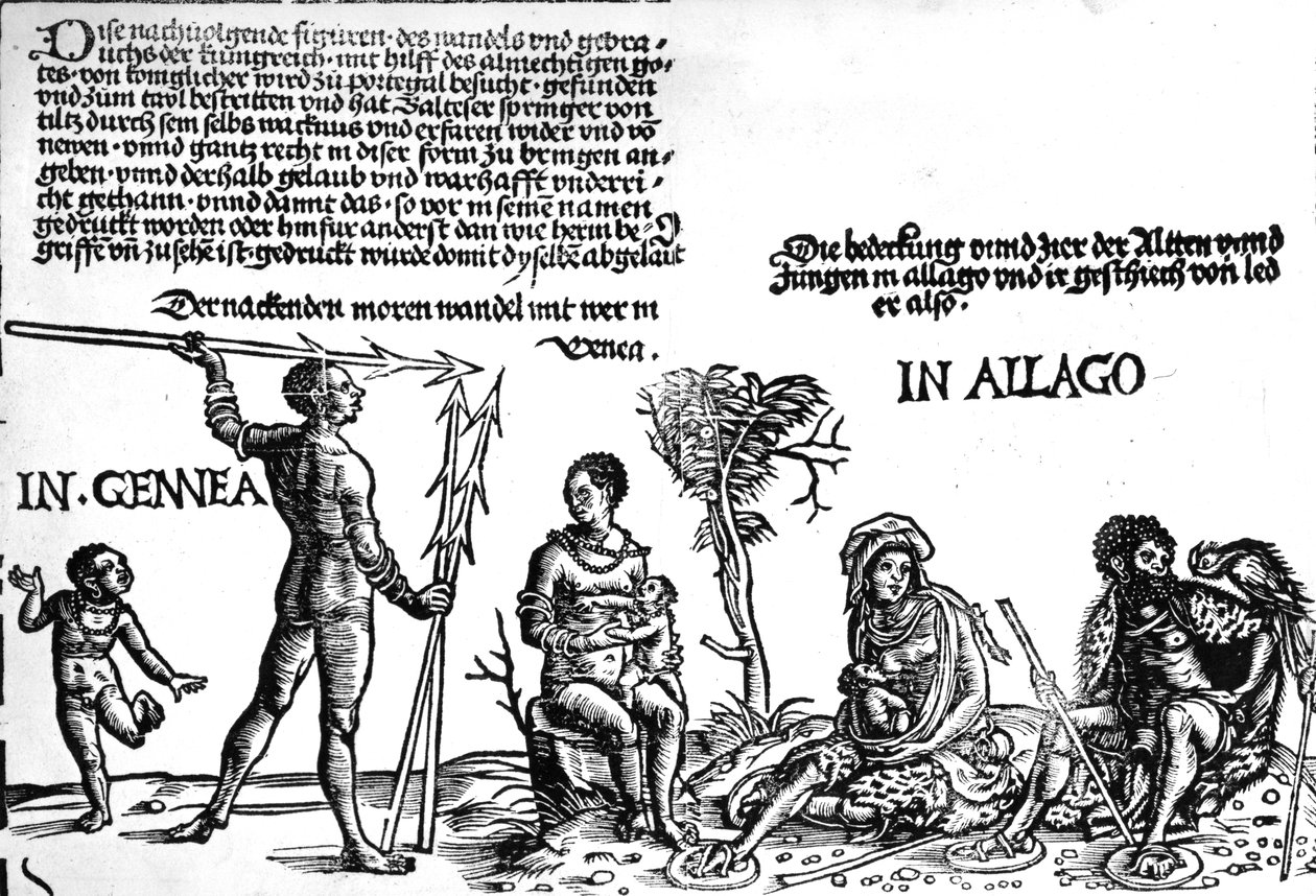 Kunig von Gutzin, Georg Glockendon tarafından yapılan baskı, 1511 by Hans Burgkmair