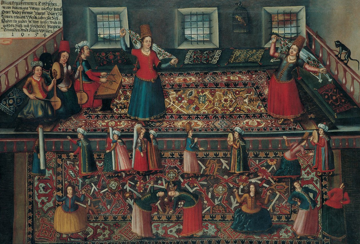 Türk Hareminden Bir Sahne by Hans Gemminger