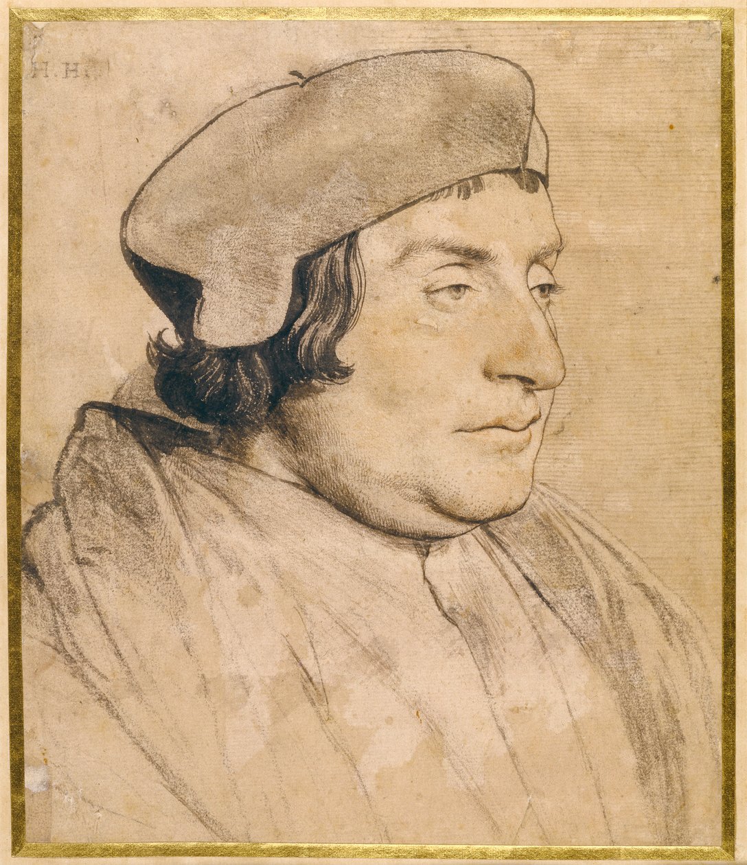 Bir Bilgin veya Din Adamının Portresi by Hans Holbein