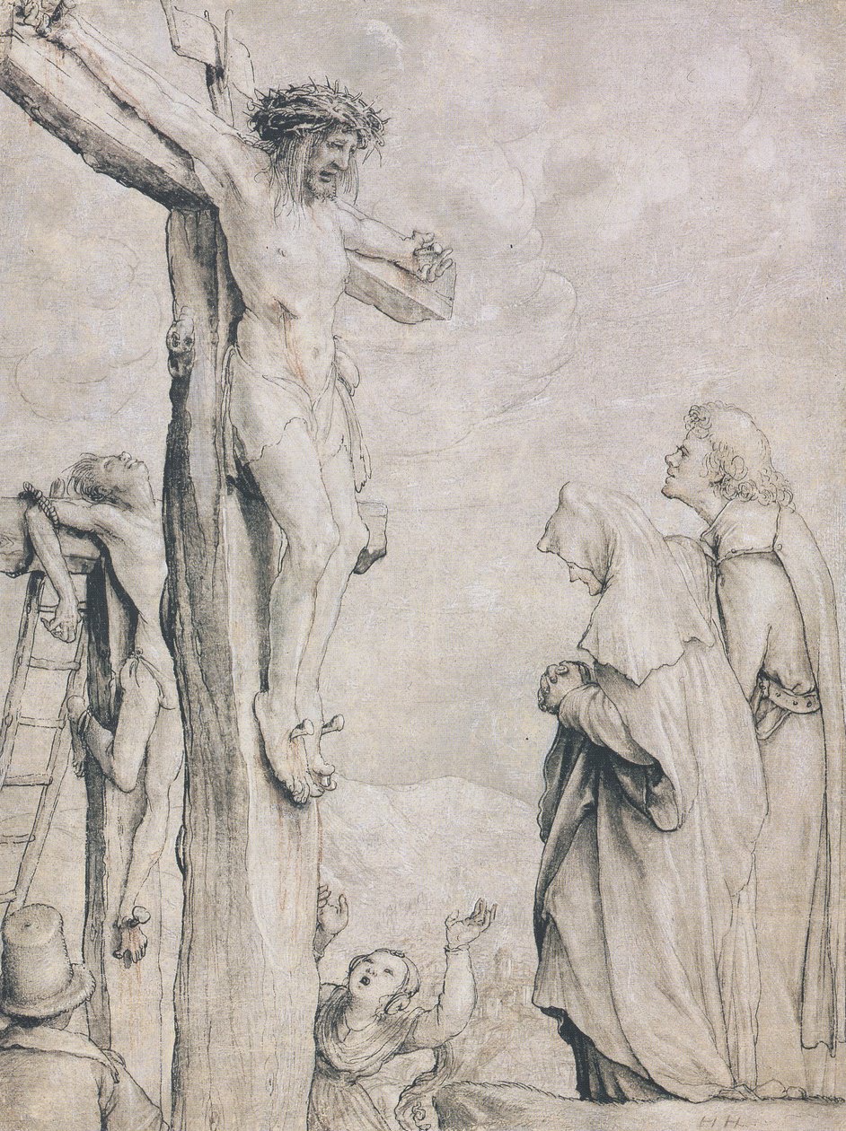 İsa çarmıhta by Hans Holbein der Jüngere