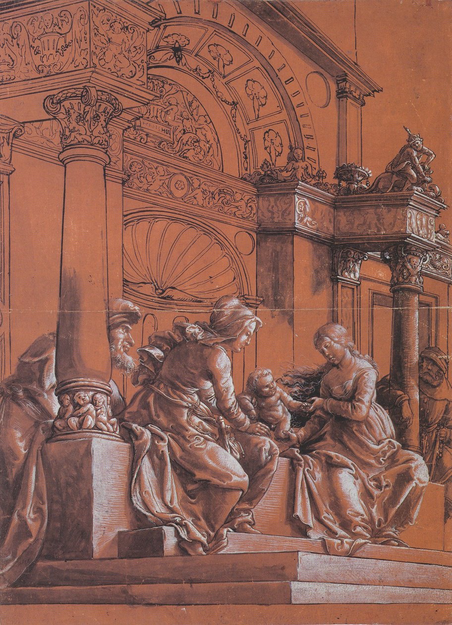 Kutsal Aile by Hans Holbein der Jüngere