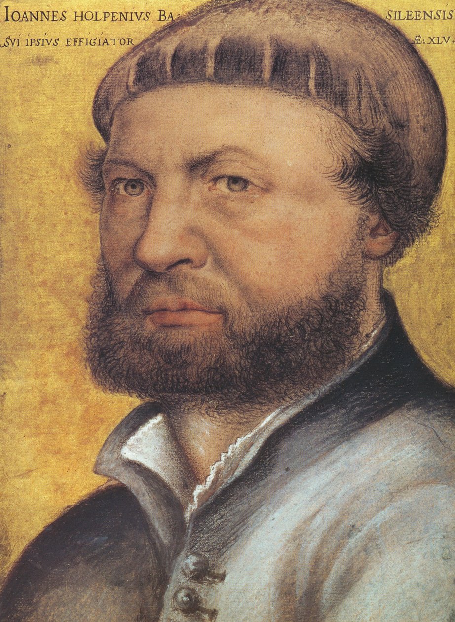otoportre by Hans Holbein der Jüngere