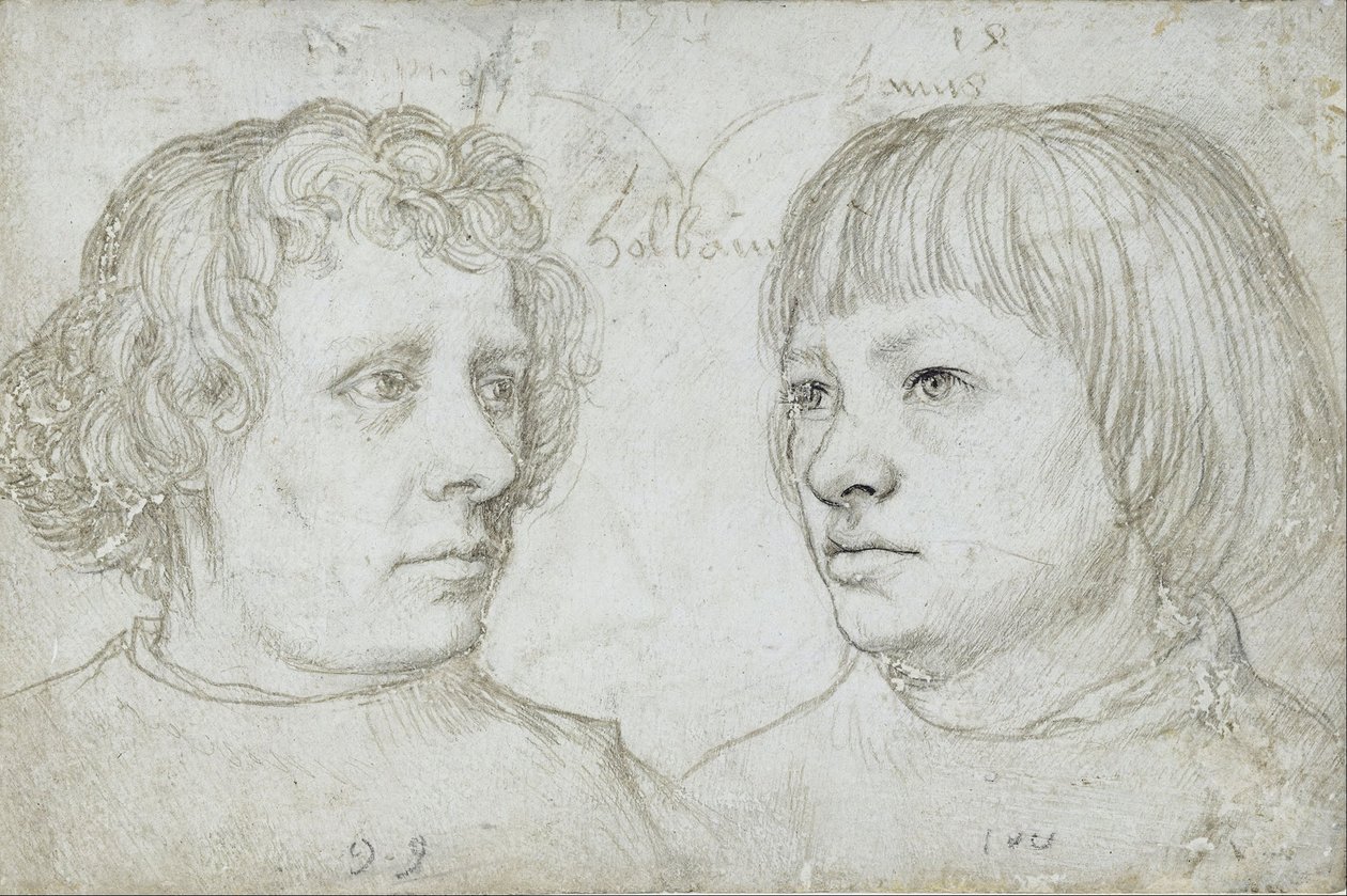 Ambrosius ve Hans, sanatçının oğulları by Hans Holbein the Elder