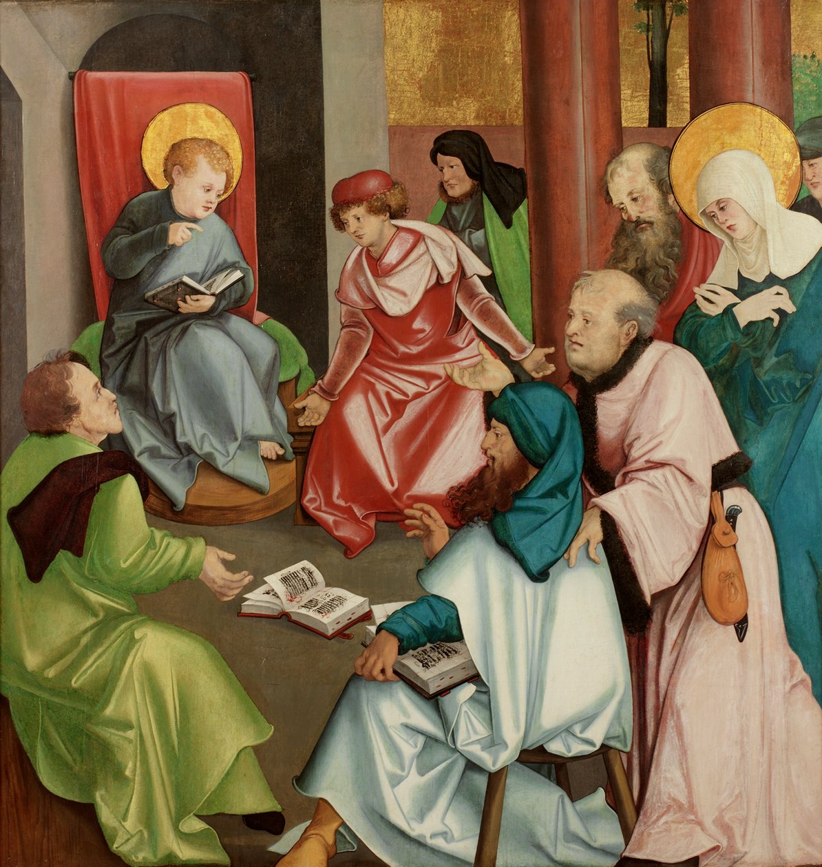Tapınaktaki İsa, c.1510-30 by Hans Leonard Schaufelein