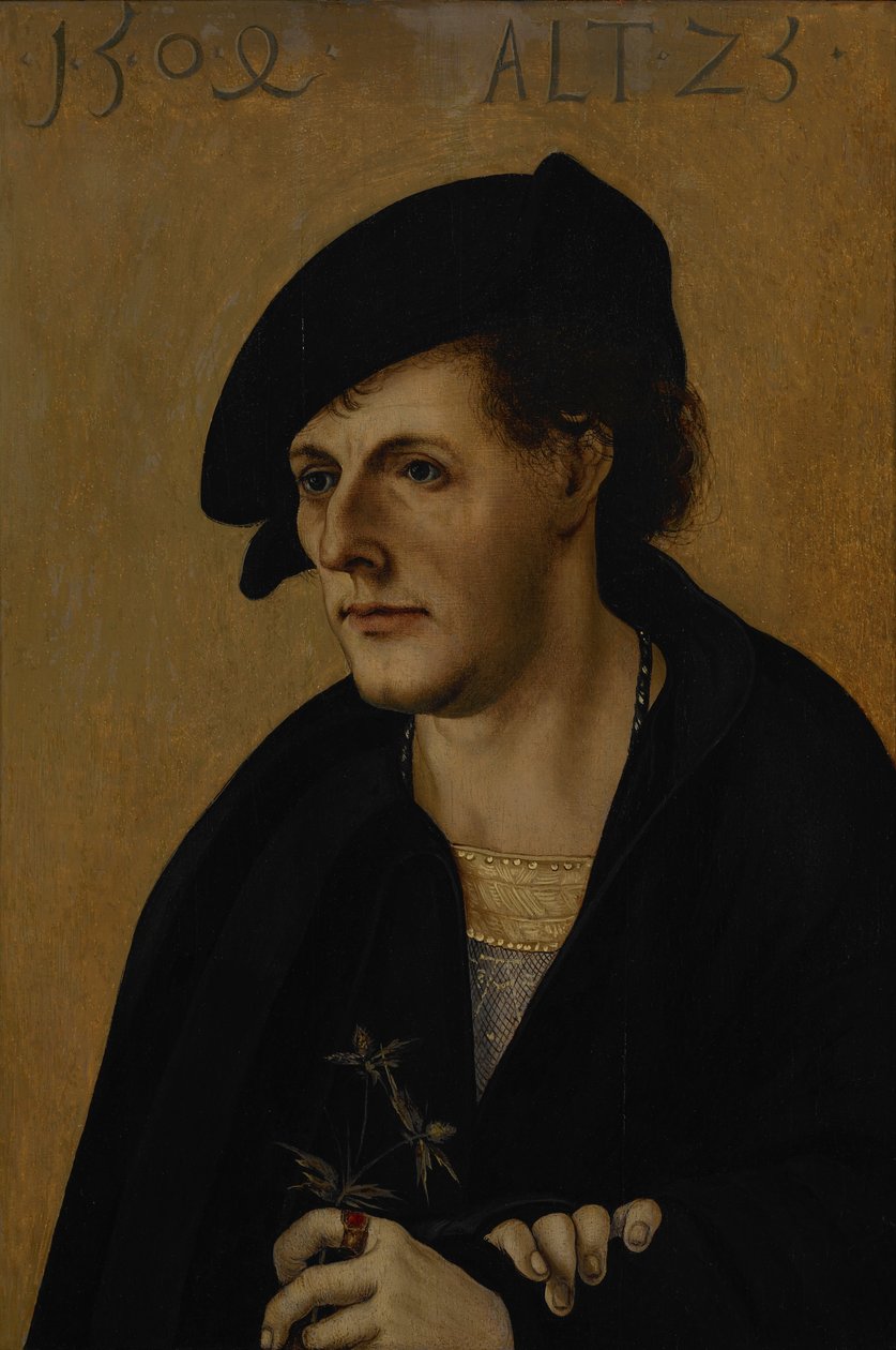 Genç Bir Adamın Portresi by Hans Leonhard Schäufelein