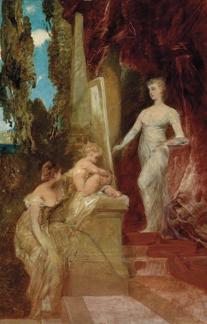 Resim Alegorisi by Hans Makart