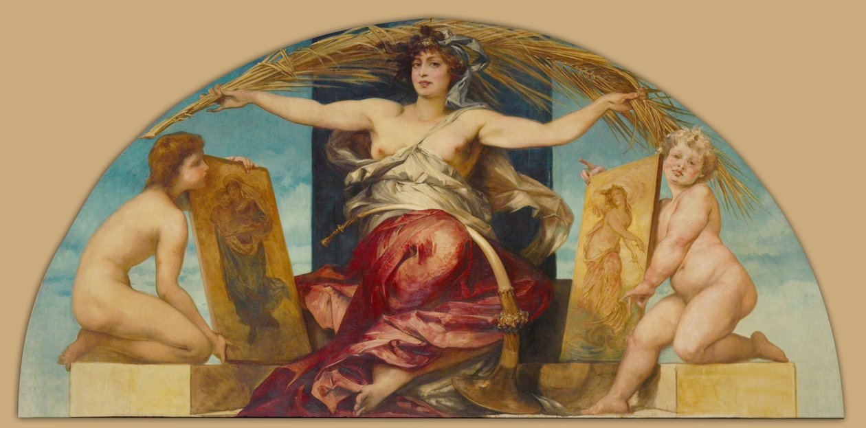Dini ve Profane Resmin Alegorisi by Hans Makart