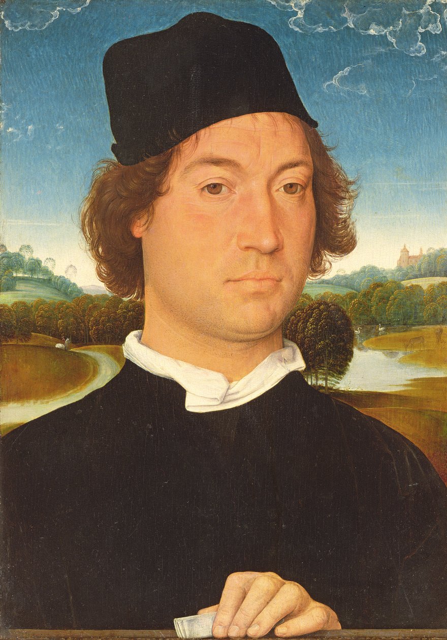 Bilinmeyen Bir Adamın Portresi, c.1485 by Hans Memling