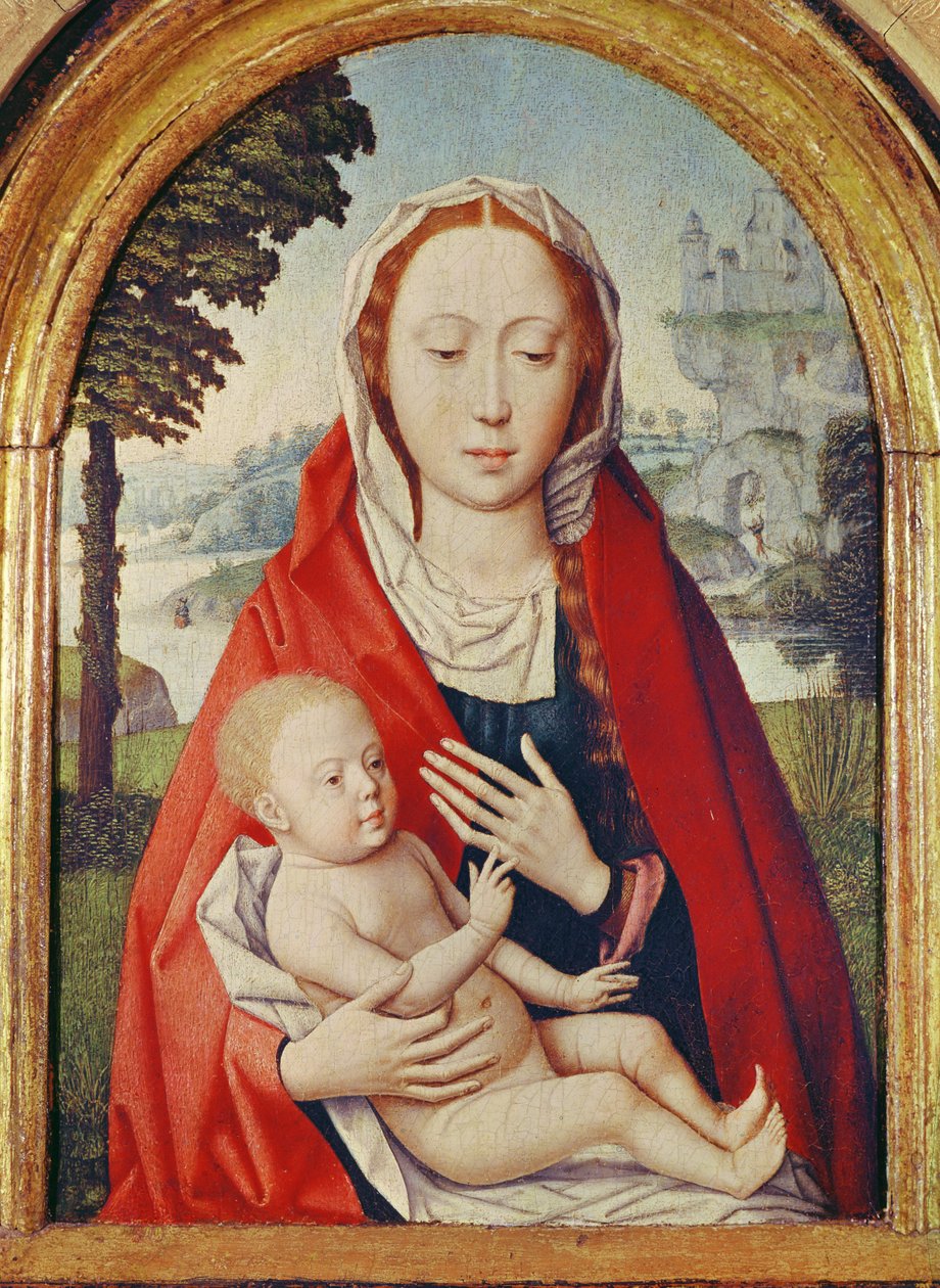 Bakire ve Çocuk by Hans Memling