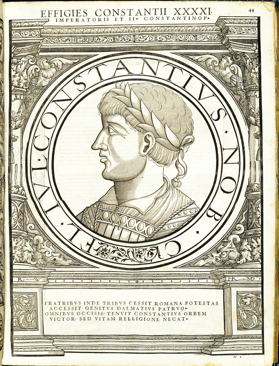 Constantius II, illustration from 