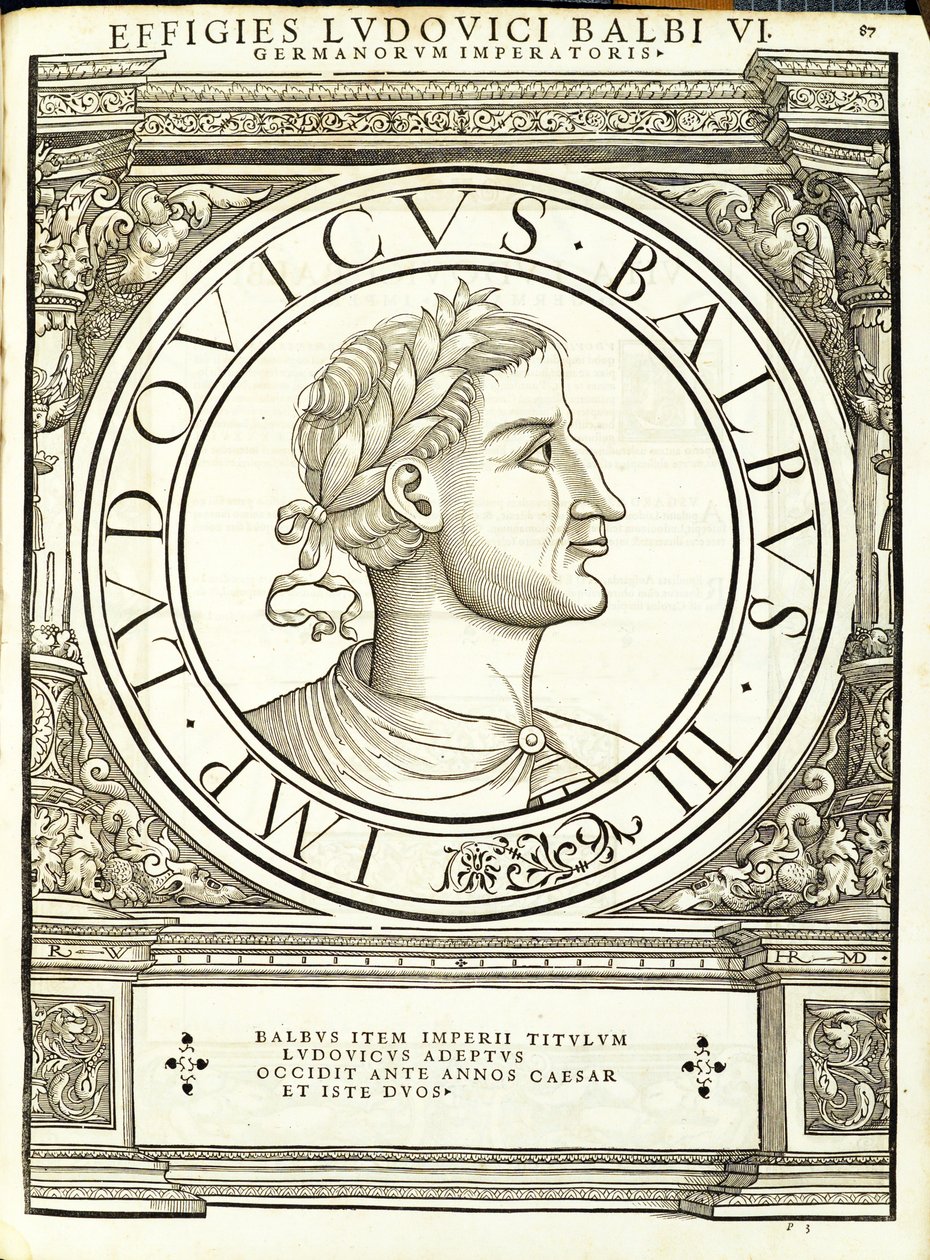 Luis Balbus, tüm Doğu ve Batı Roma İmparatorlarından bir örnek by Hans Rudolf Manuel Deutsch