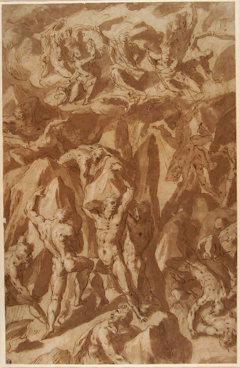 Tanrıların ve Devlerin Savaşı by Hans Speckaert