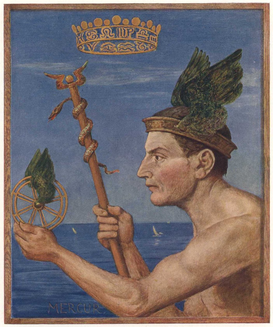 Merkur İngilizce: Merkür by Hans Thoma