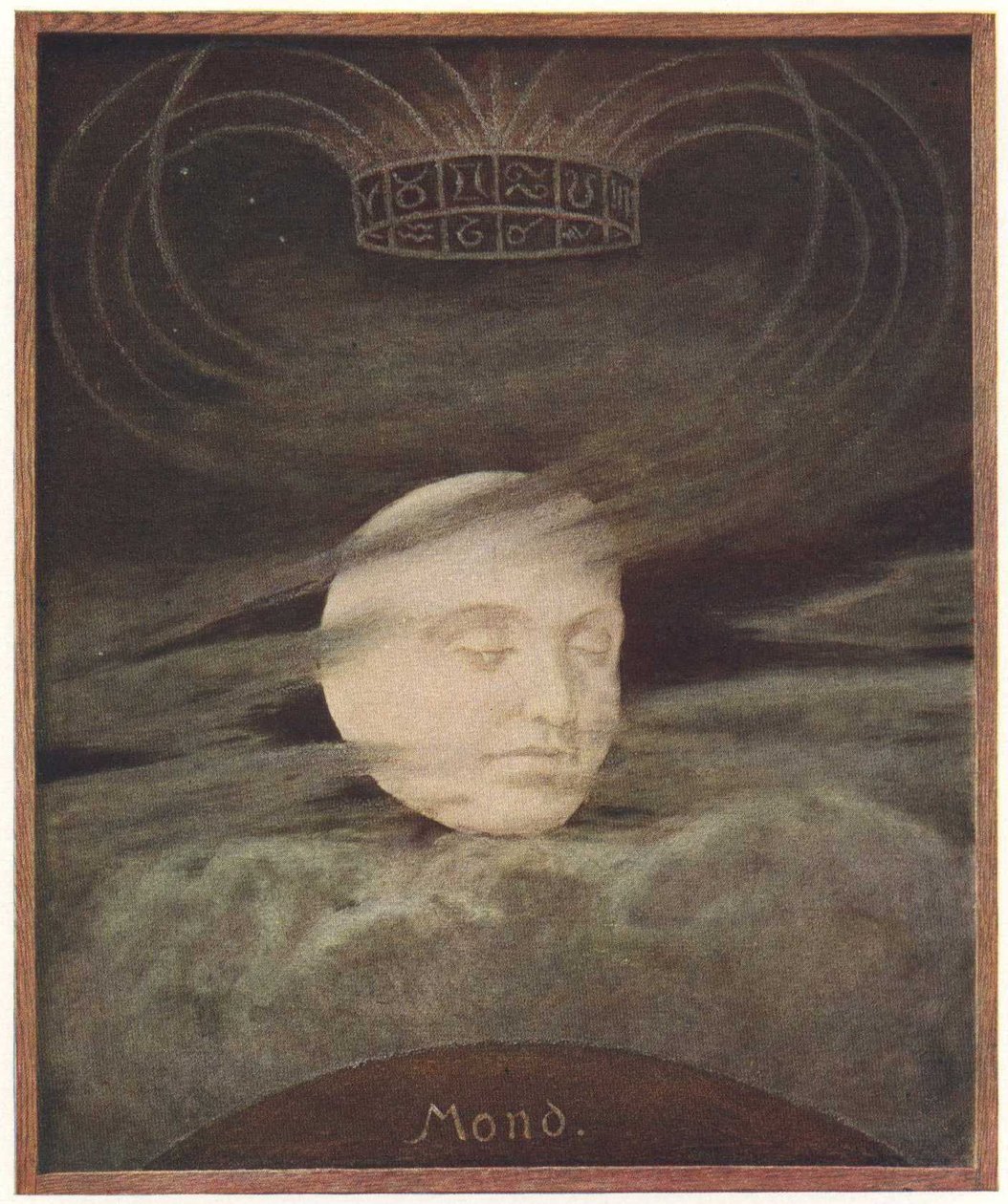 Mondnİngilizce: moonn by Hans Thoma