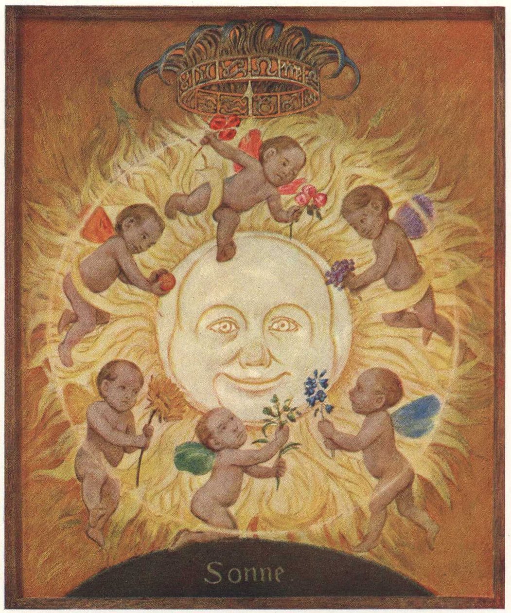 Sonnenİngilizce: sunn: n by Hans Thoma
