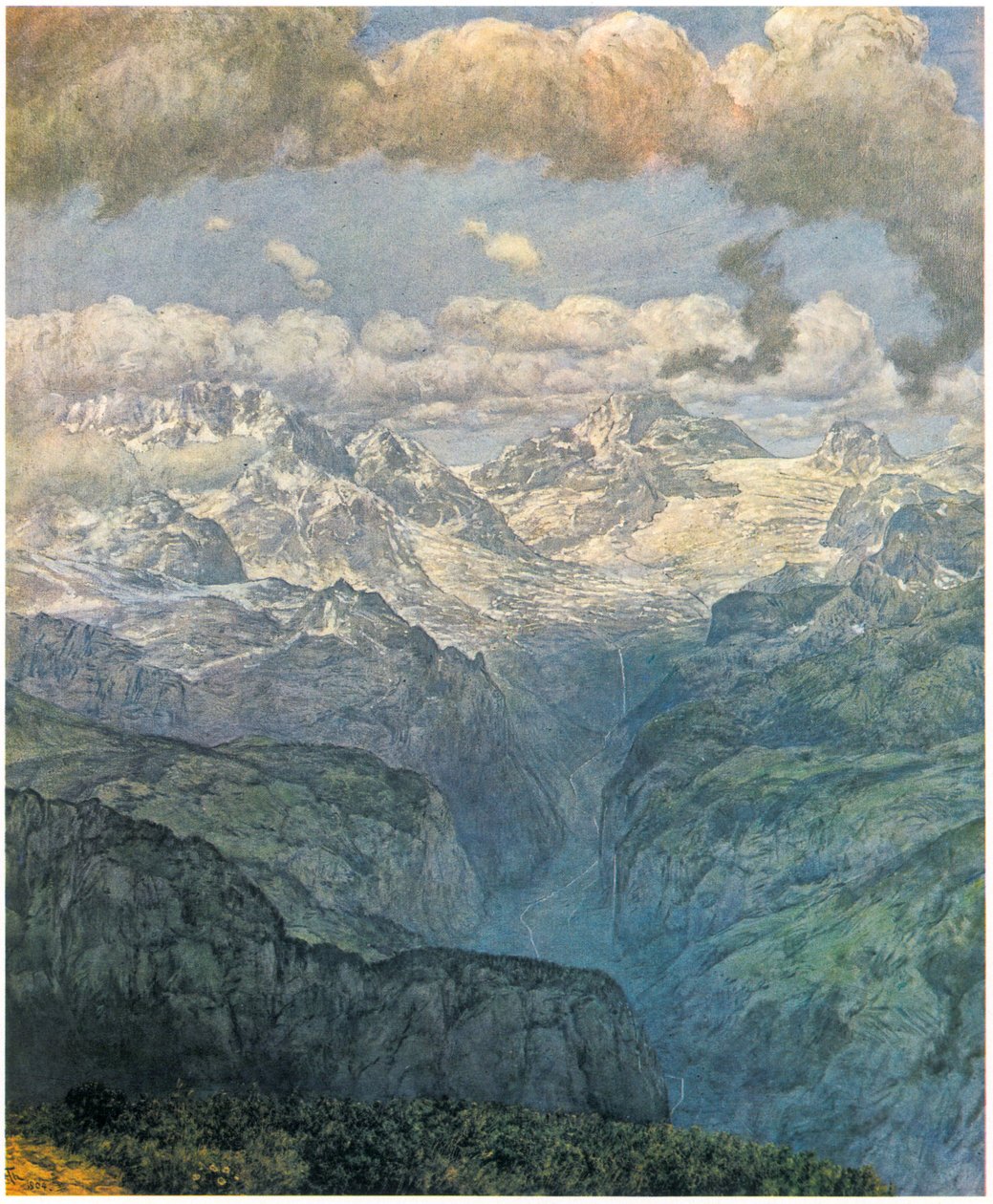 Lauterbrunner Vadisi by Hans Thoma